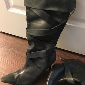 Stiletto heel booties